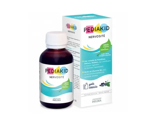 Pediakid Nervosite sirop cu coacaze pentru nervozitatea copii, 125 ml