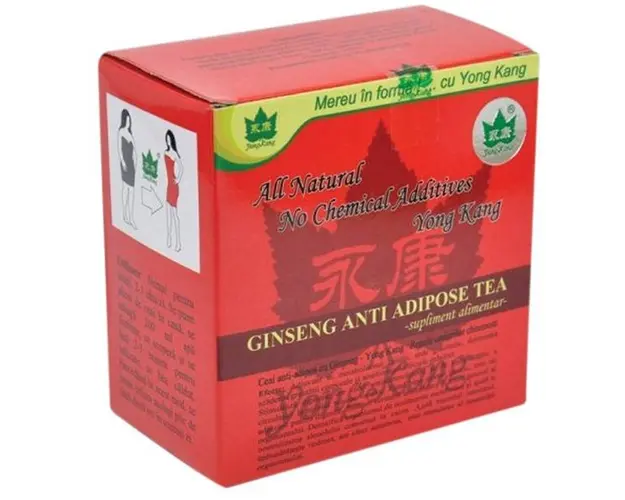 YK- Ceai antiadipos cu ginseng 2g x 30pl.