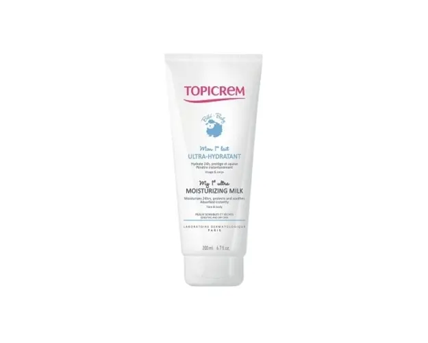 TOPICREM BABY Lapte hidratant fata si corp, 200 ml