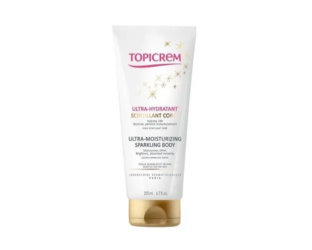 TOPICREM Lapte corp hidratant sparkling, 200 ml