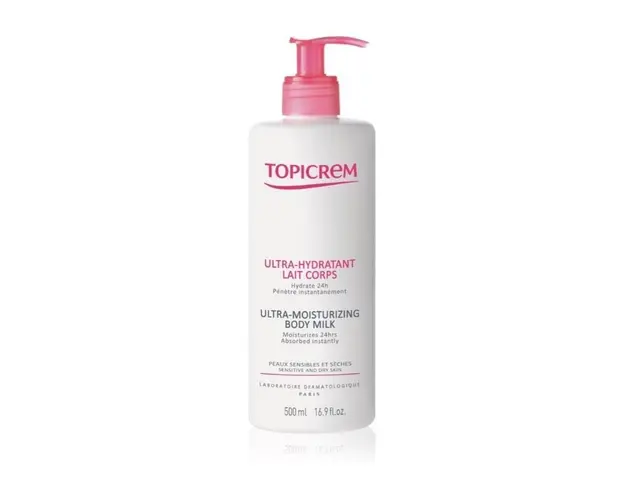 TOPICREM Lapte corp ultra-hidratant, 500 ml