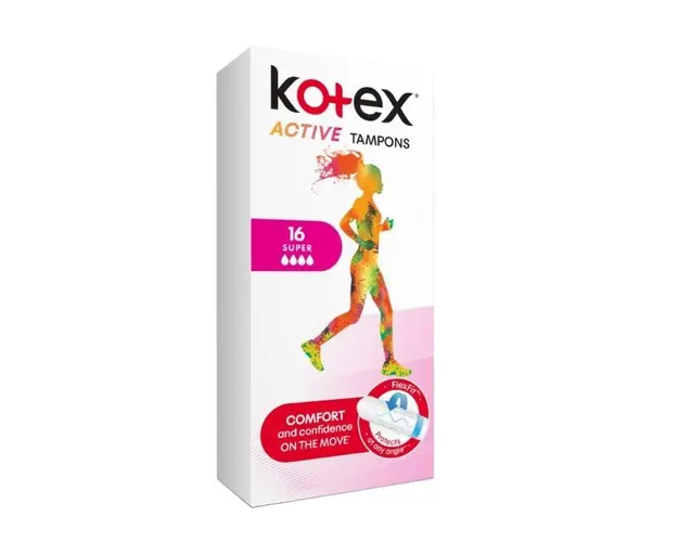 Kotex Tampoane interne Active Super, 16 bucati