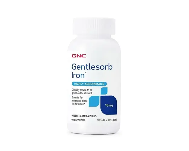 GNC Gentlesorb Fier cu Absorbtie Usoara 18 mg, 90 capsule