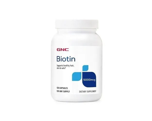 GNC Biotin 5000 mcg, Biotina, 120 capsule