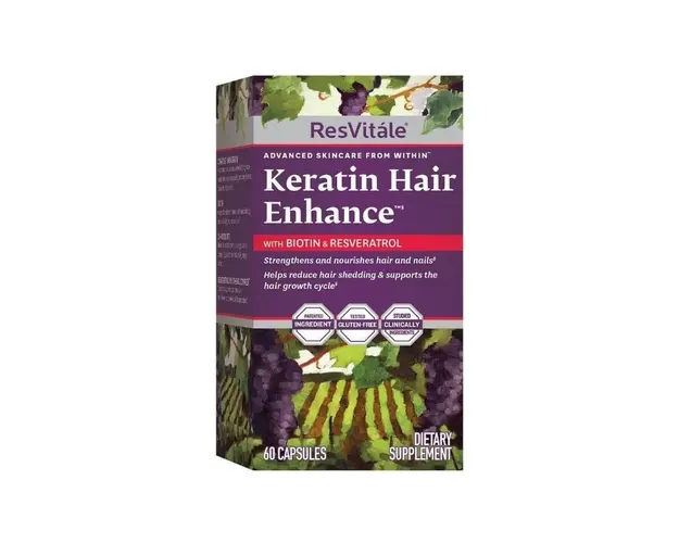 Keratin hair enhance ResVitale, 60 capsule, GNC