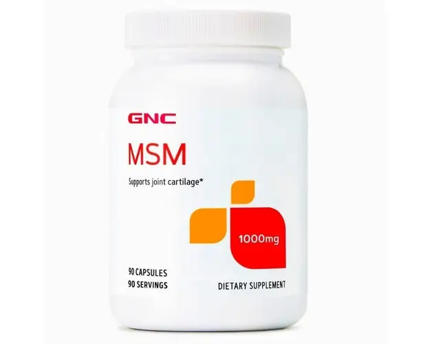 GNC MSM 1000 mg, pentru cartilaje sanatoase, 90 comprimate