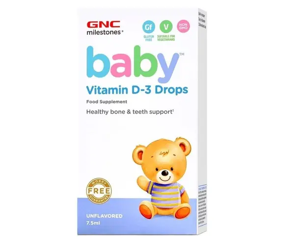 GNC BABY Vitamina D3 picaturi, 7.5 ml