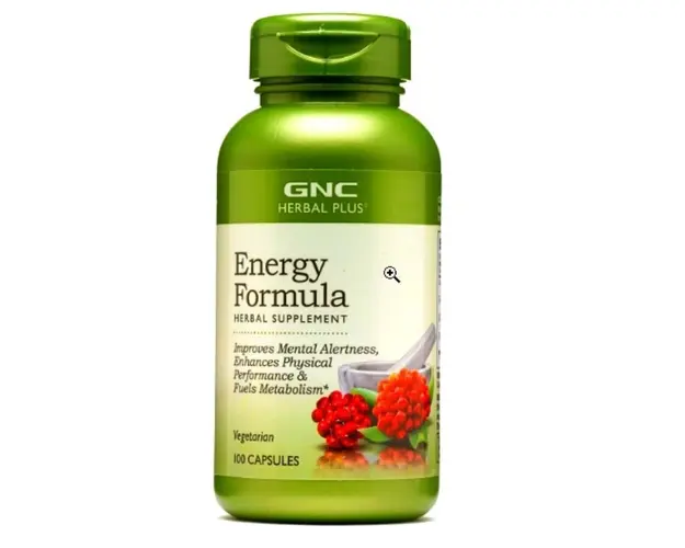 GNC Energy Formula, cu Ginseng, 100 capsule