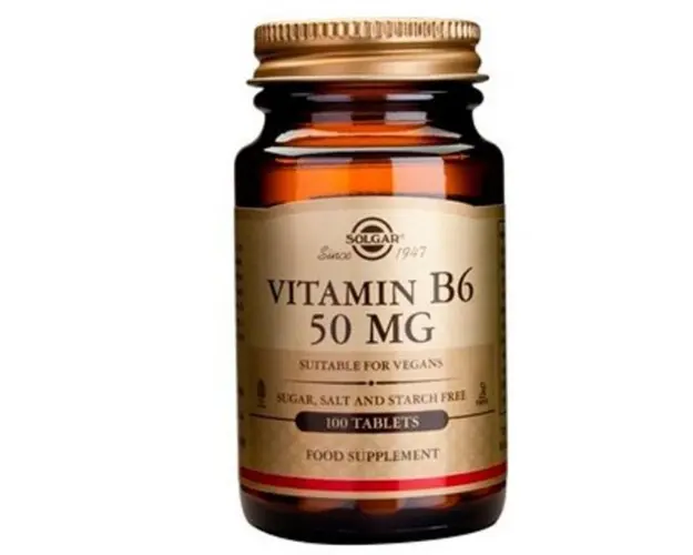 Solgar Vitamin B6 50 mg, 100 tablete