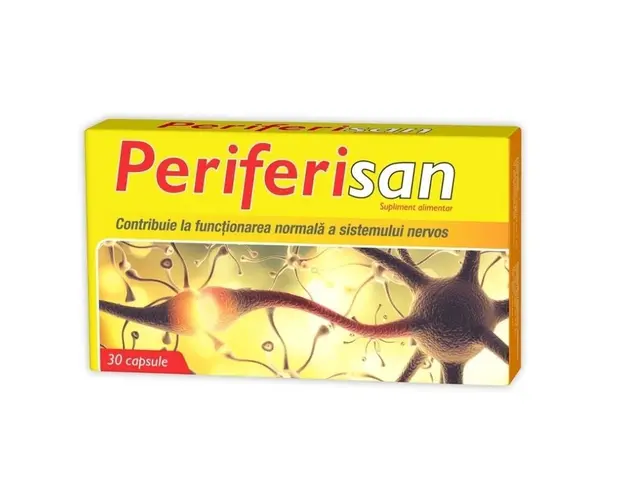 Periferisan, 30 capsule, circulatie periferica