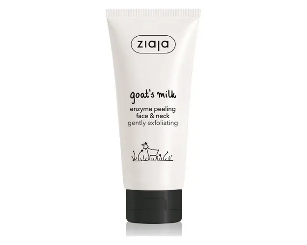 ZIAJA Goat`s Milk-Peeling cu enzime pentru fata si gat, 75 ml