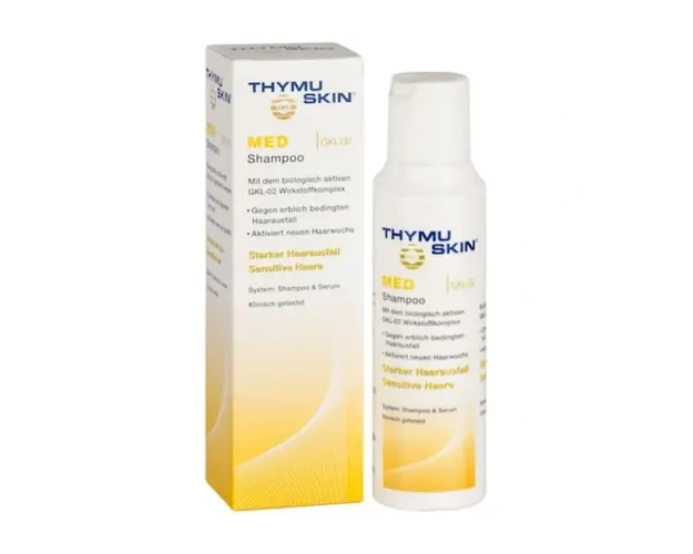 Thymuskin med sampon tratament contra caderii parului, cadere moderata si masiva, 100 ml