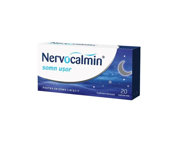 Nervocalmin somn usor, 20 capsule, Biofarm