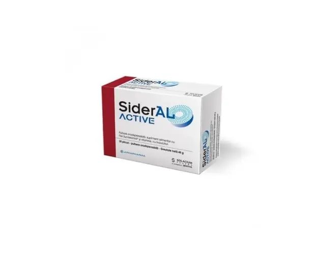 Sideral Active, 30 plicuri pulbere orodispersabila