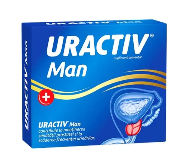 Uractiv Man, 30 capsule, infectii urinare