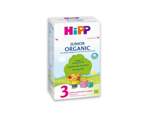 HIPP 3 Organic junior lapte de crestere, 500g