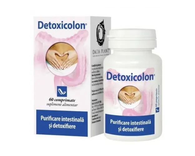 Dacia Plant Detoxicolon, 60 comprimate