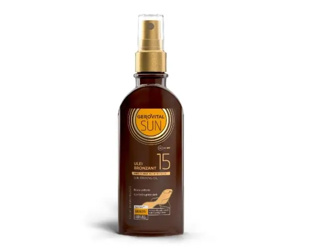 Gerovital Sun Ulei bronzant SPF15-46430, 150ml