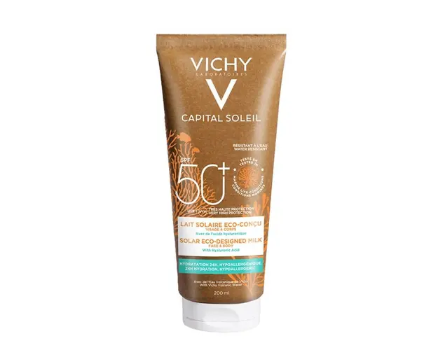 VICHY CAPITAL SOLEIL ECO Lapte cu protectie solara SPF50+, 200ml