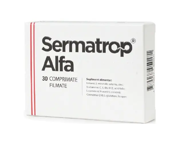 Sermatrop Alfa, 30 comprimate filmate