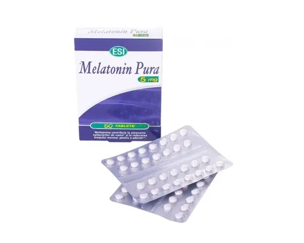 Melatonina pura 5 mg, 60 tablete