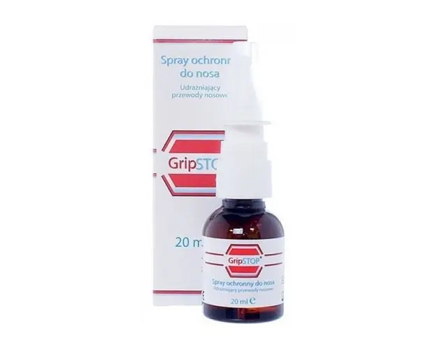 GripStop spray nazal decongestionant si protectiv, 20 ml