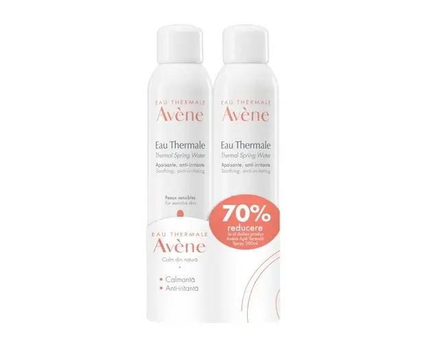 Avene Apa termala, 300 ml PACHET 1+1*70%