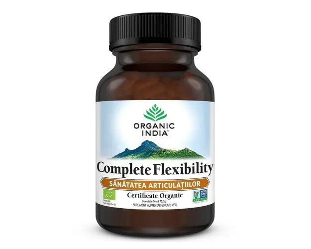 ORGANIC INDIA Complete Flexibility Sanatatea Articulatiilor, 60 capsule