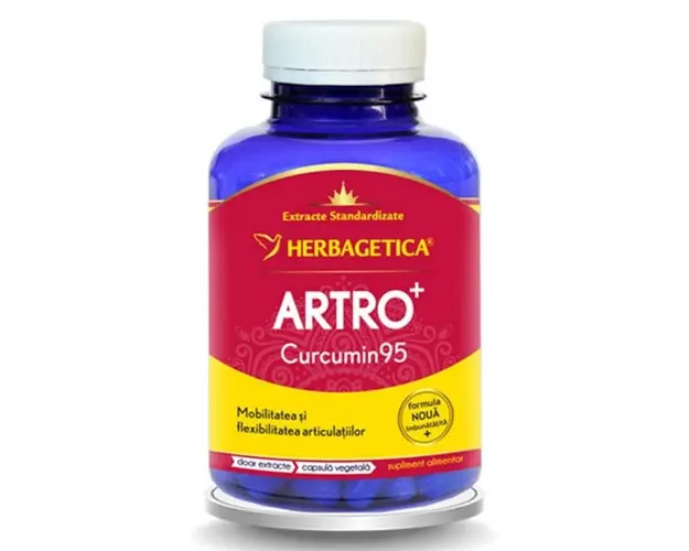HERBAGETICA Artro + Curcumin 95, 60 capsule