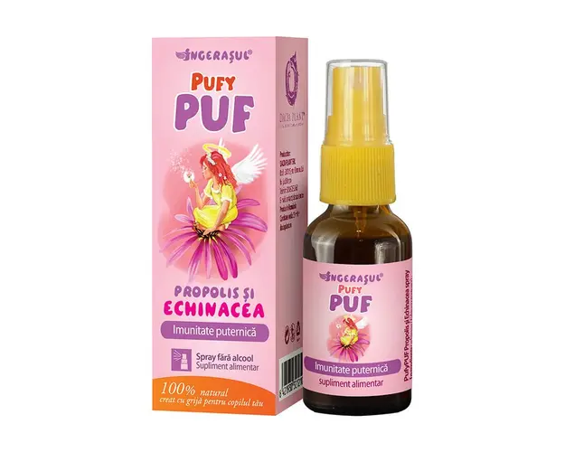 Ingerasul PufyPUF Propolis si Echinacea spray, 20 ml
