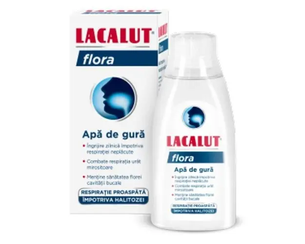 Lacalut Flora apa de gura, 300 ml