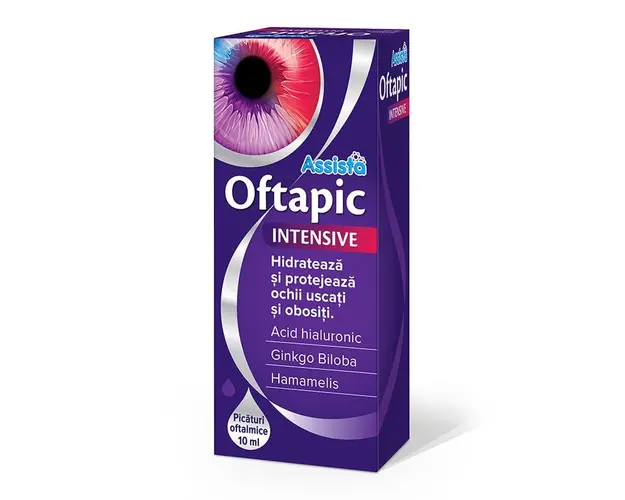 Assista Oftapic Intensive picaturi ochi, 10 ml