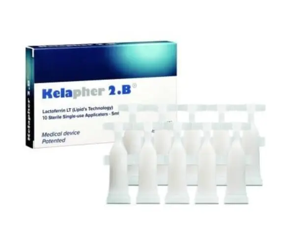 KELAPHER 2B nano-lactoferina crema 10 monodoze sterile, 3 ml
