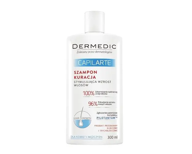 Sampon tratament pentru stimularea cresterii parului CAPILARTE, 300ml, Dermedic