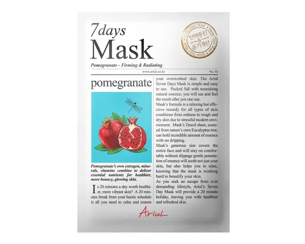 ARIUL 7 Days masca servetel Rodie, 20 g