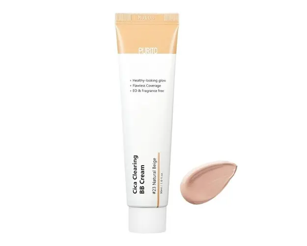 PURITO Cica Clearing BB Crema coloranta de fata 23 Natural Beige, 30ml