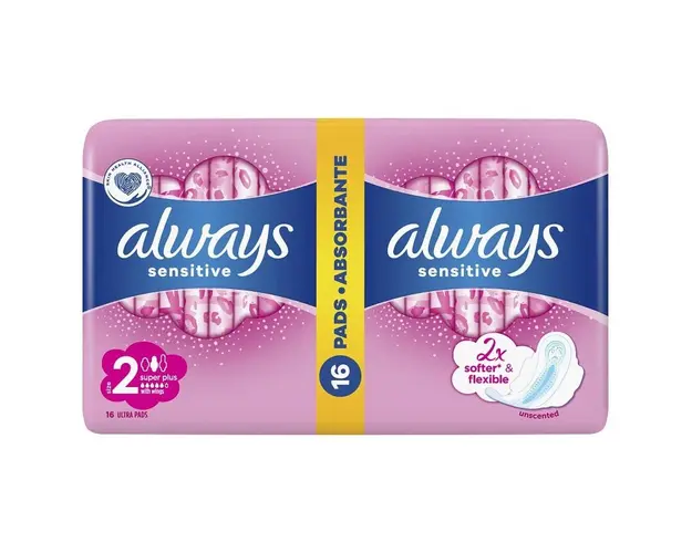 ALWAYS Sensitive Duo pack Ultra Super Plus, 16 bucati