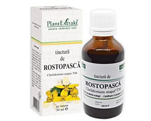 PLE Tinctura de Rostopasca, digestie usoara, 50 ml