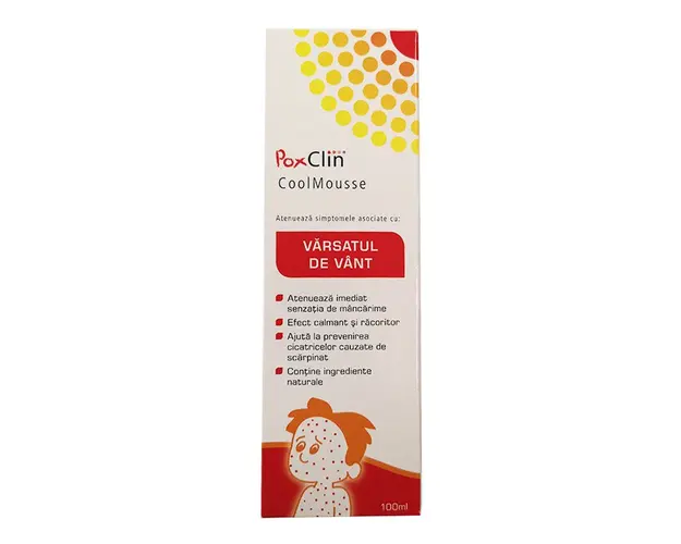 Poxclin spuma varsat de vant (varicela), 100 ml