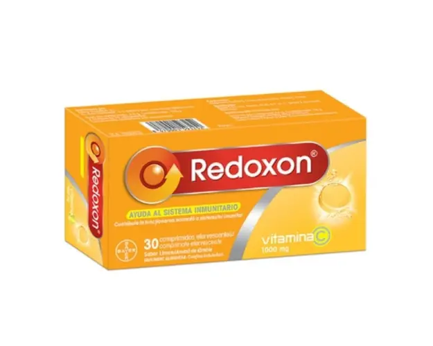 Redoxon vitamina C 1000 mg aroma de lamaie, 30 comprimate efervescente