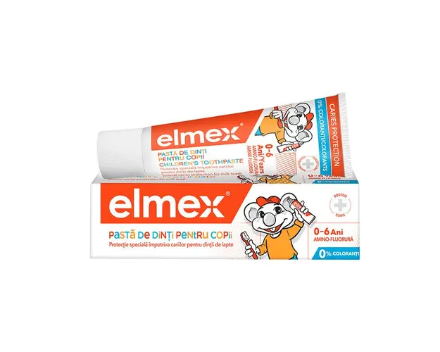 Elmex pasta de dinti copii 0-6 ani, 50ml