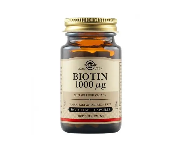 Biotin 1000 mcg, 50 capsule Solgar