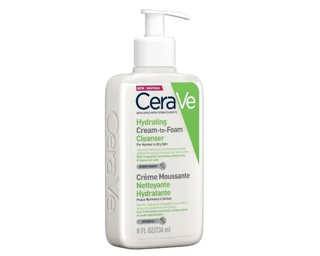 Crema de curatare spumanta si hidratanta, 236 ml, CeraVe