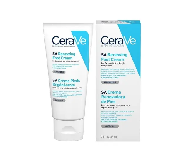 Crema reparatoare pentru picioare SA, 88 ml, CeraVe