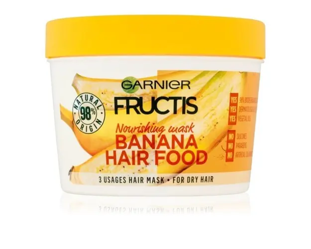 Garnier Fructis Hair Food Banana Masca pentru par uscat, 390ml