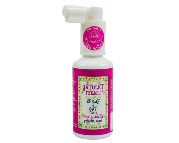 Spray De Gat Pentru Copii Si Adulti "Gatulet Fericit", 20ml