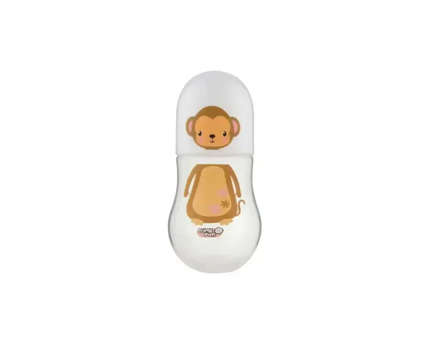Primii Pasi JP1102 - Biberon PP decorat 275ml maimuta