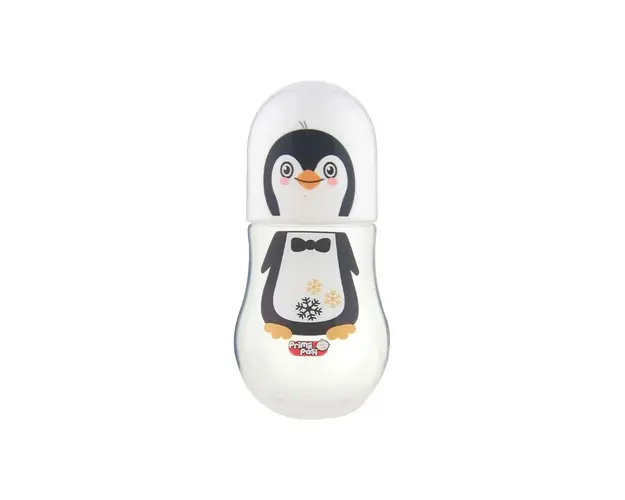 Primii Pasi JP1102 - Biberon PP decorat 275ml pinguin