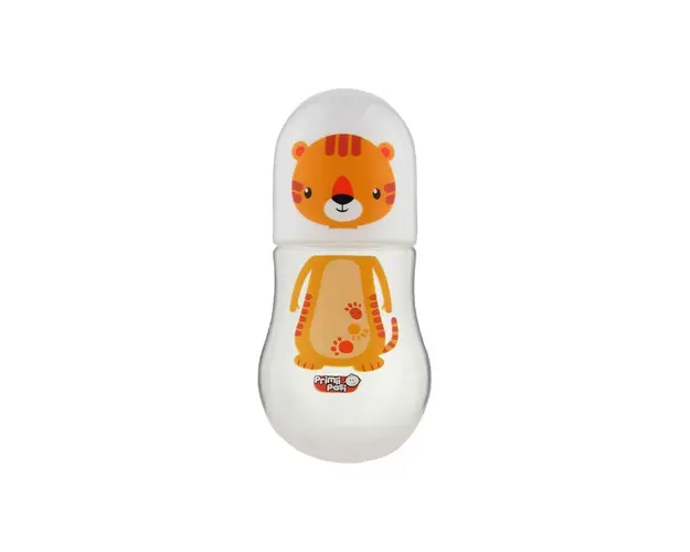 Primii Pasi Biberon PP decorat tigru, 150 ml JP1101