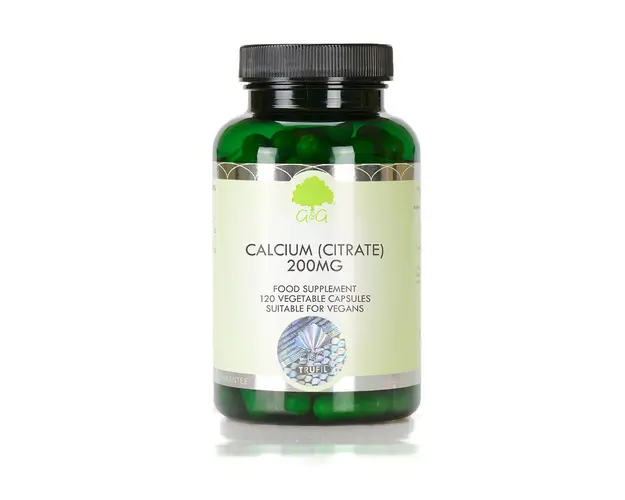 G&G Calciu citrat 200 mg, 120 capsule